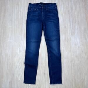 Hudson Nico Super Skinny Mid Rise Blue Dark Wash Casual Denim Jeans Women's 26